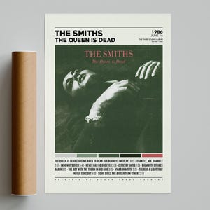 The Smiths Posters / The Queen Is Dead Poster / Album Cover Poster, Print Wall Art, Custom Poster, Home Decor, The Smiths, The Queen Is Dead