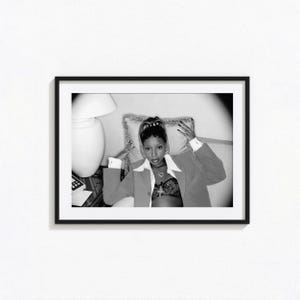 Mary J. Blige Posters / Mary J. Blige Black and White Wall Art, Album Cover Poster, Home Decor, Photography Prints, R B - Soul Music, BAM175