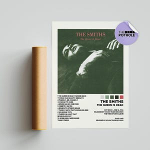 The Smiths Posters / The Queen Is Dead Poster / Album Cover Poster, Print Wall Art, Custom Poster, Home Decor, The Smiths, The Queen Is Dead