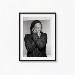 Thom Yorke Posters / Thom Yorke Black and White Wall Art, Album Cover Poster, Home Decor, Photography Prints, Radiohead Poster , BAM150