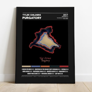 Tyler Childers  Posters / Purgatory Poster / Purgatory , Tyler Childers  / Album Cover Poster / Tracklist Poster, Custom Poster