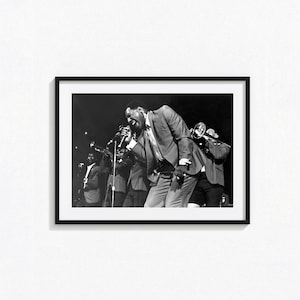 Otis Redding Posters / Otis Redding Black and White Wall Art, Album Cover Poster, Home Decor, Photography Prints, Soul Music Poster, BAM52