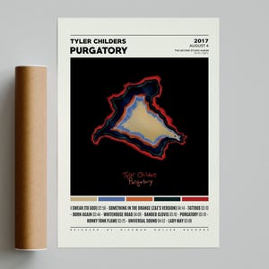 Tyler Childers  Posters / Purgatory Poster / Purgatory , Tyler Childers  / Album Cover Poster / Tracklist Poster, Custom Poster