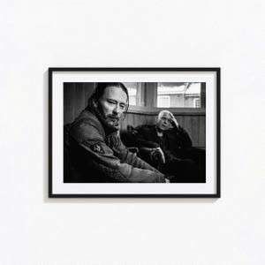 Thom Yorke Posters / Thom Yorke Black and White Wall Art, Album Cover Poster, Home Decor, Photography Prints, Radiohead Poster , BAM151