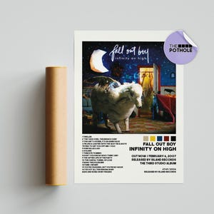 Fall Out Boy Posters / Infinity on High Poster / Fall Out Boy, Album Cover Poster, Poster Print Wall Art, Custom Poster, Fall Out Boy