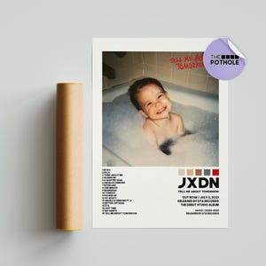 jxdn Posters / Tell Me About Tomorrow Poster / Album Cover Poster, Poster Print Wall Art, Custom Poster, Home Decor, jxdn
