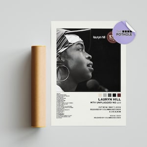 Lauryn Hill Posters / MTV Unplugged 2.0 Poster, Album Cover Poster, Poster Print Wall Art, Custom Poster, Home Decor
