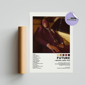 Future Posters / I Never Liked You Poster / I Never Liked You, Tracklist Poster, Album Cover Poster, Poster Print Wall Art, Custom Poster