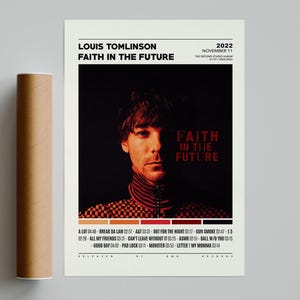 Louis Tomlinson Posters / Faith In The Future Poster, Album Cover Poster / Poster Print Wall Art / Custom Poster / Home Decor
