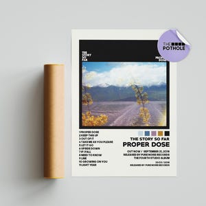 The Story So Far Posters / Proper Dose Poster / Album Cover Poster, Poster Print Wall Art, Custom Poster, The Story So Far