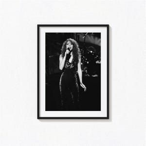 Mariah Carey Posters / Mariah Carey Black and White Wall Art,Album Cover Poster,Home Decor, Photography Prints, R&B Music Poster, BAM34