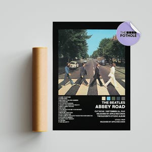 The Beatles Posters / Abbey Road Poster / The Beatles, Revolver, Album Cover Poster, Poster Print Wall Art, Custom Poster, Home Decor, BLCK