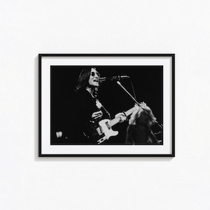 John Lennon Posters / John Lennon Black and White Wall Art, Album Cover Poster, Home Decor, Photography Prints, The Beatles Poster, BAM66