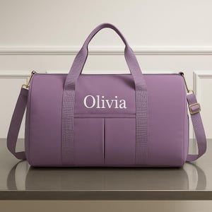 Bolsa de ginástica personalizada: bolsa de viagem com nome personalizado