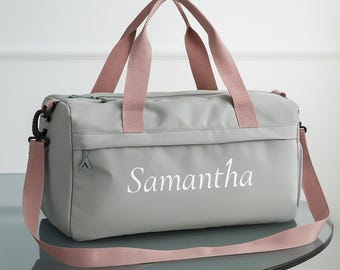Personalisierte Sporttasche / Duffel Bag: Wasserdichte Reisetasche mit Schuhfach