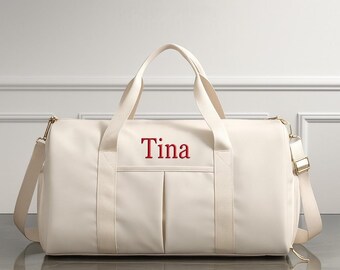 Personalisierte Seesack: Benutzerdefinierte Name Reisetasche mit Gurt