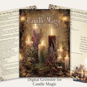 Candle Magic Printable PDF | Digital Book of Candle Color Meanings & Magic Practices