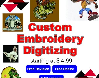 Digitizing Service, Image Digitizing Embroidery, Custom Digitize, Best Digitizing, Custom Embroidery Digitizing, Logo Digitizing