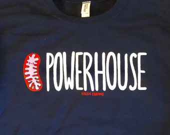 Mitochondria Powerhouse Sweatshirt in Navy