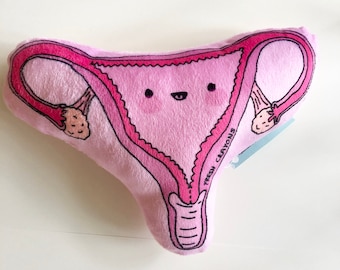 Livmoderuppstoppad plysch – Medicinsk anatomi plyschleksak – Gåva till gynekolog, sjuksköterska, läkarstudent