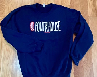 Mitochondria Powerhouse Sweatshirt in Navy