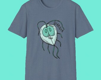 Giardia parasite biology Softstyle T-Shirt