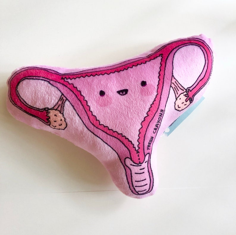 Uterus Plushy Cute Organ Anatomy Toy Female Reproductive