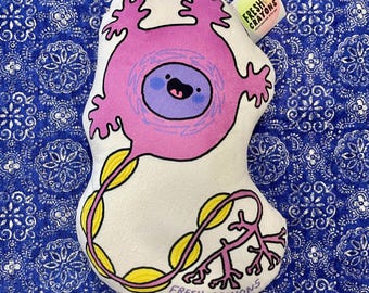 Handmade Neuron Plush – Anatomically Accurate Brain Cell Stuffed Toy