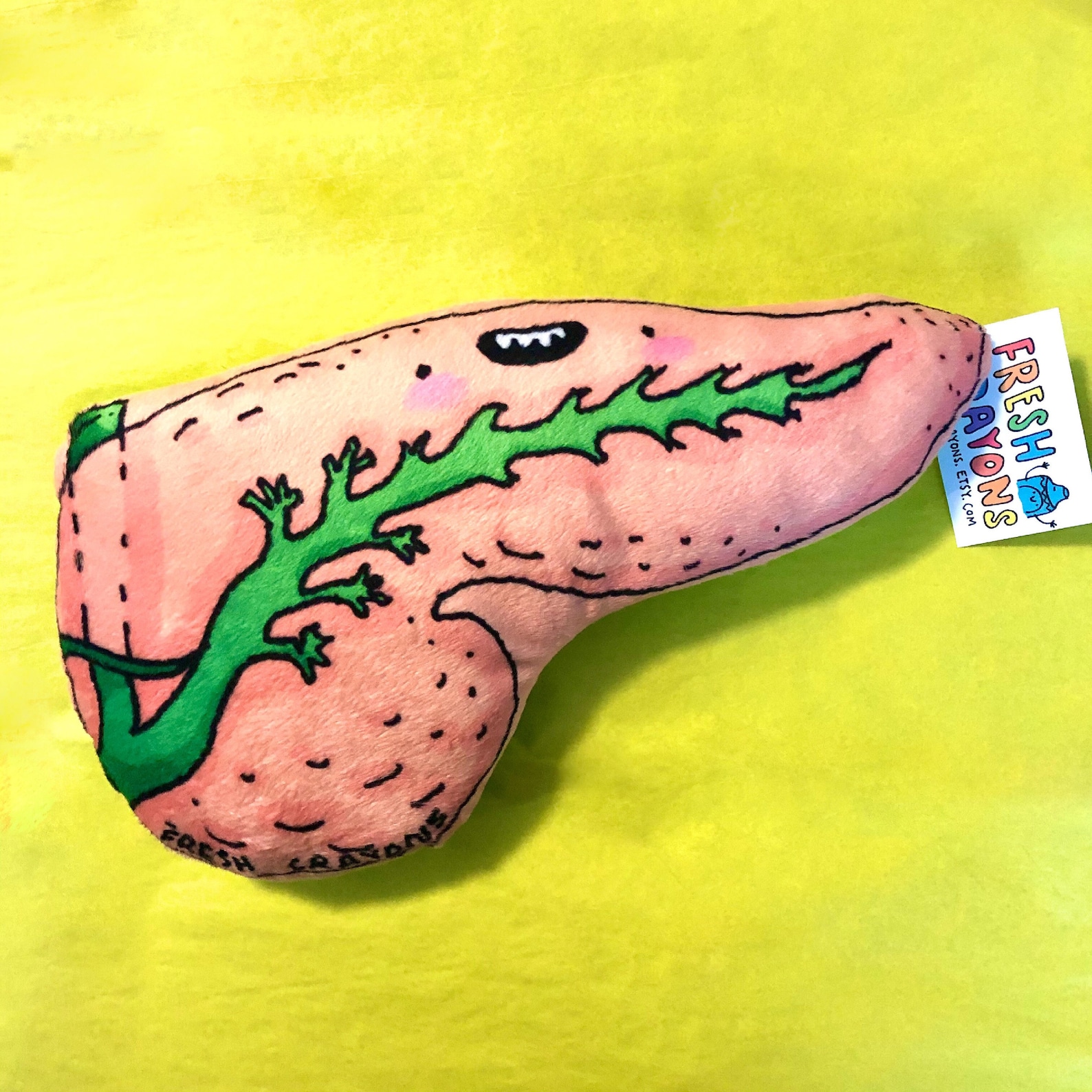 PANCREAS Plushy/ Pancreas Plush Toy/ Anatomy Pancreas Plush Etsy