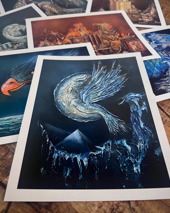 Blue Bird - Fine Art Print