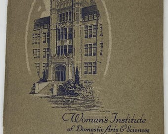 Antique 1926 Underwear Lingerie Sewing Booklet – Woman's Institute Part Two