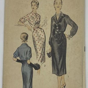 Vintage 1950s Dress Pattern - Size 12 - Uncut/Factory Folded