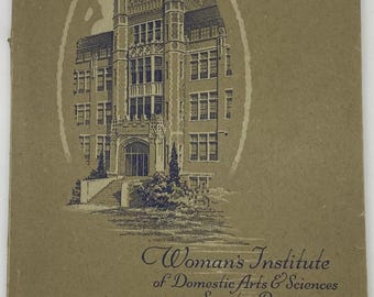 1916 "Embroidery and Decorative Stitch Guide" Woman's Institute Booklet