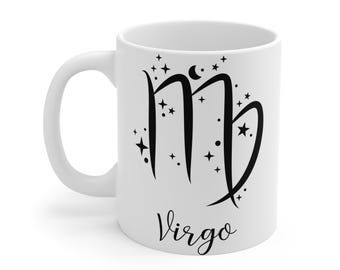 Virgo Astrology Mug - 11oz Zodiac Coffee Cup for Star Sign Lovers