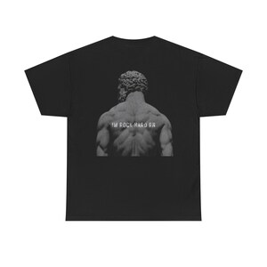 Funny Gym T-Shirt, Unisex Heavy Cotton Tee for Fitness Enthusiasts, Workout Shirt, Humorous Exercise Top, Athletic Apparel