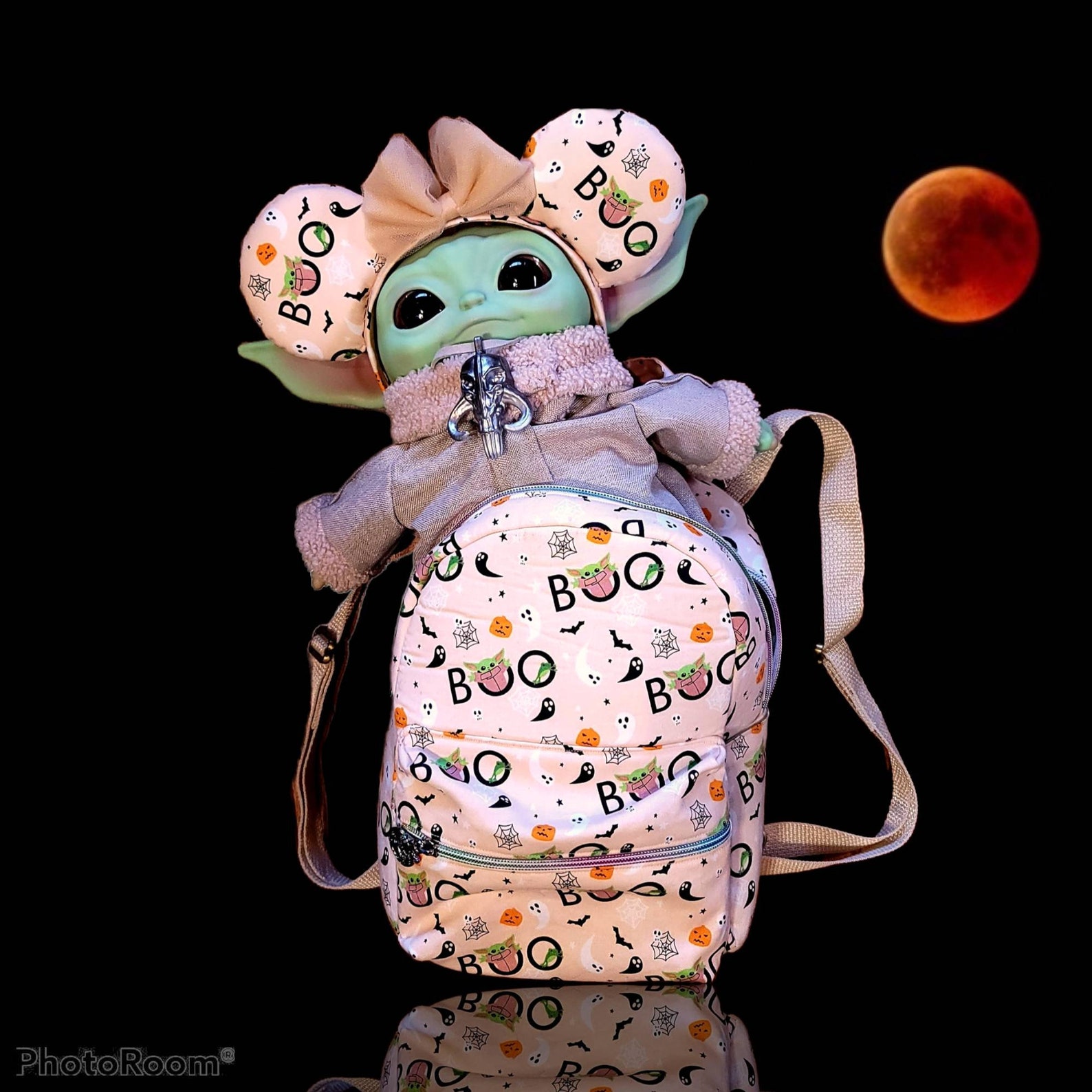 Baby Yoda Halloween mini backpack with convertible straps Etsy