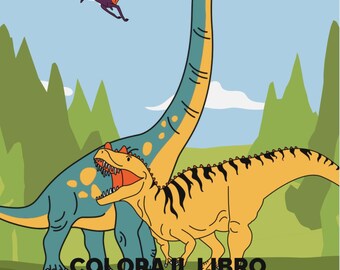 Dinosaurs to color