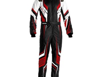 Custom Made Go Kart Racing Suit CIK/FIA Level 2 standard Customize Race Suit In All Sizes with option to add own logos + Free Shipping