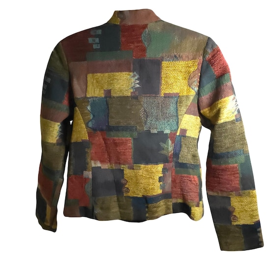 Vintage Bets by Canvasbacks Patchwork Tapestry Ja… - image 6