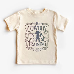 Cowboy in Training Baby Shirt, Baby Bodysuit, Toddler Sweatshirt - Cute Western Vintage Outfit, Little Cowboy Gift, Toddler Rodeo Look