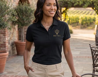 Custom Embroidered Polo Shirt for Men and Women, Personalized & Printed Polo Shirts for Business, Casual Wear, Sports Teams, Work Uniforms