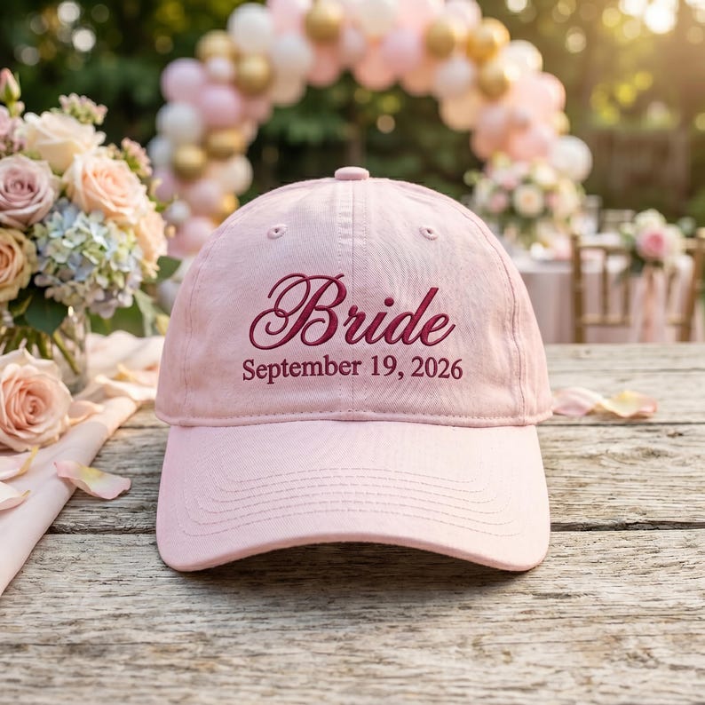 Custom Embroidered Baseball Cap, Personalized Logo Hat, Custom 3D Text ...