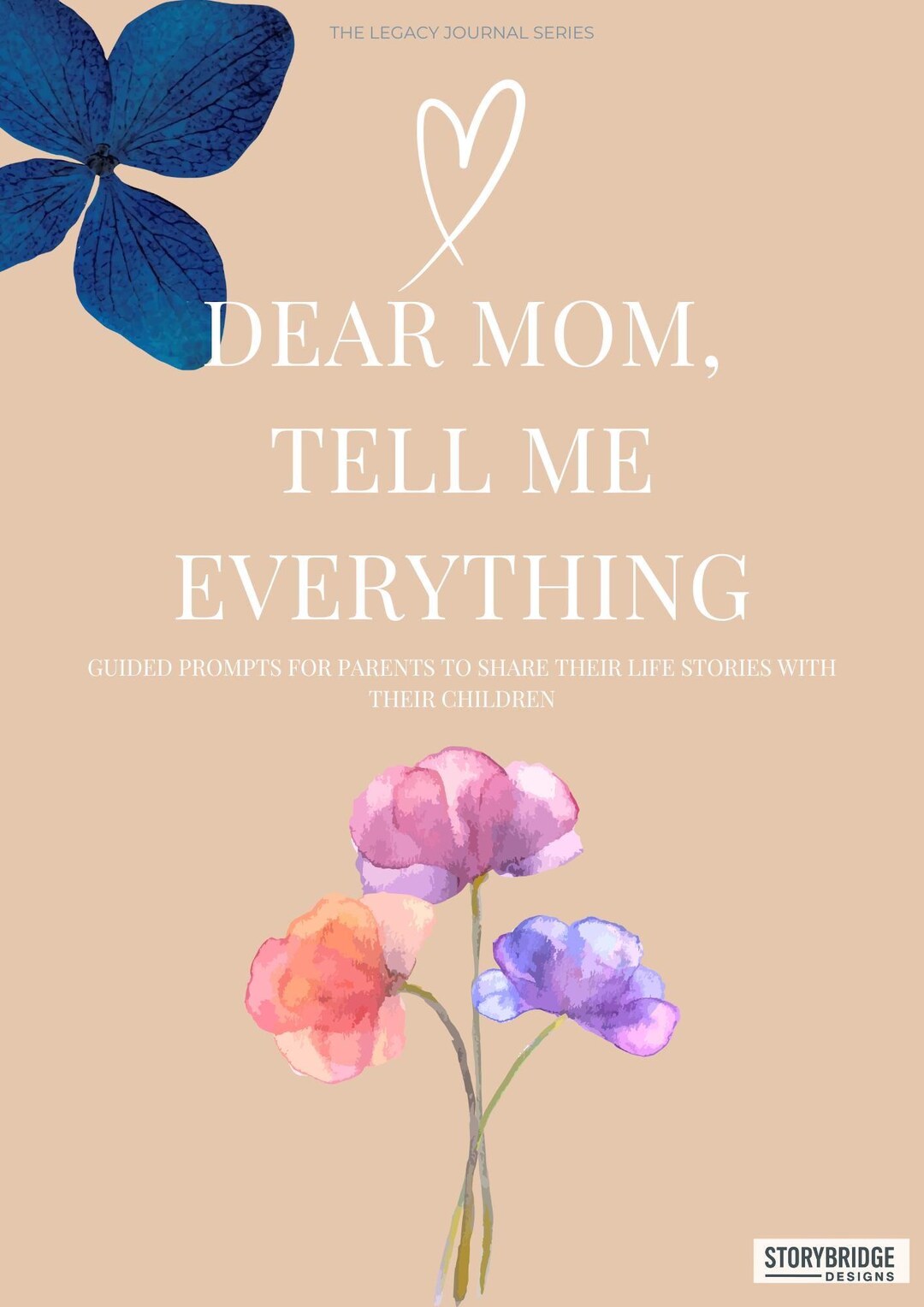 Dear Mom, Tell Me Everything – Printable Legacy Journal | Guided Memory ...