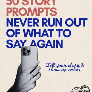 50 Story Prompts for Content Creators | Instagram Caption Ideas | Personal Branding | Digital PDF Download