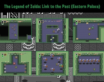 Legend of Zelda Link to the Past Poster 19"x13" video game poster Eastern Palace