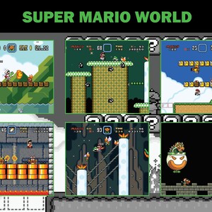 スーパーマリオRPG 36 x 24インチ ビデオゲームポスター - Etsy 日本