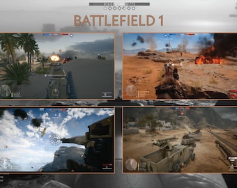 Battlefield 1 Poster 19"x13" video game poster