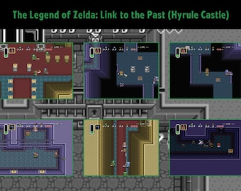 Legend of Zelda Link to the Past Poster 19"x13" video game poster Hyrule Castle