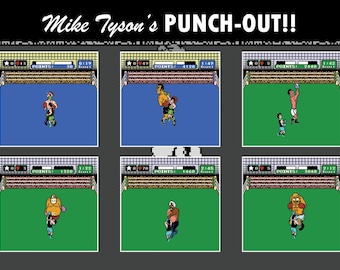 Mike Tyson's Punch Out Poster - Etsy 日本