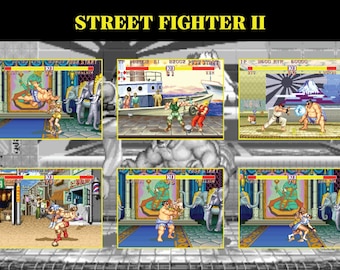 Street Fighter 2 Poster 19"x13" video game poster